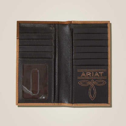 Ariat Tooled Leather Rodeo Wallet