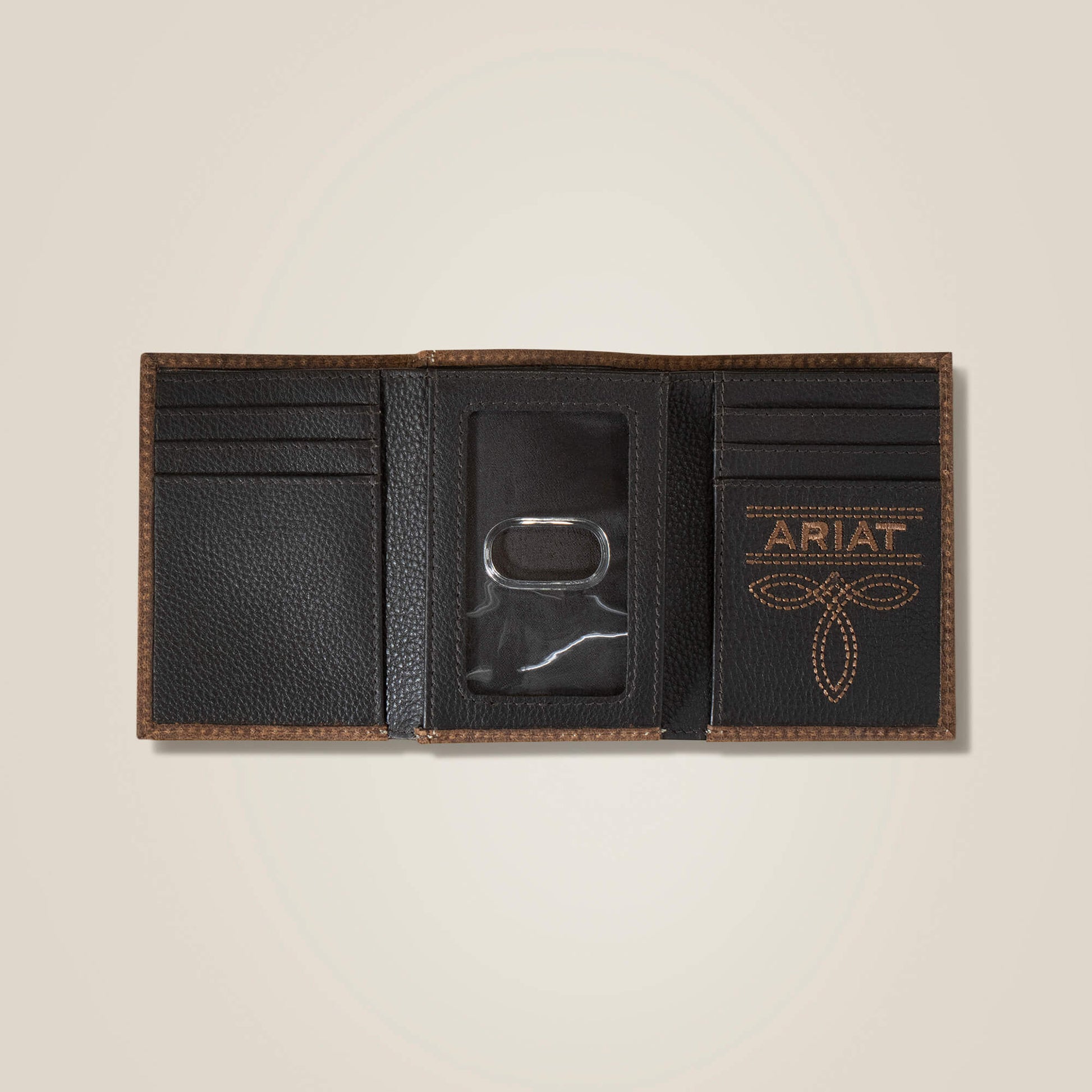 Ariat Pebble Leather Trifold Wallet