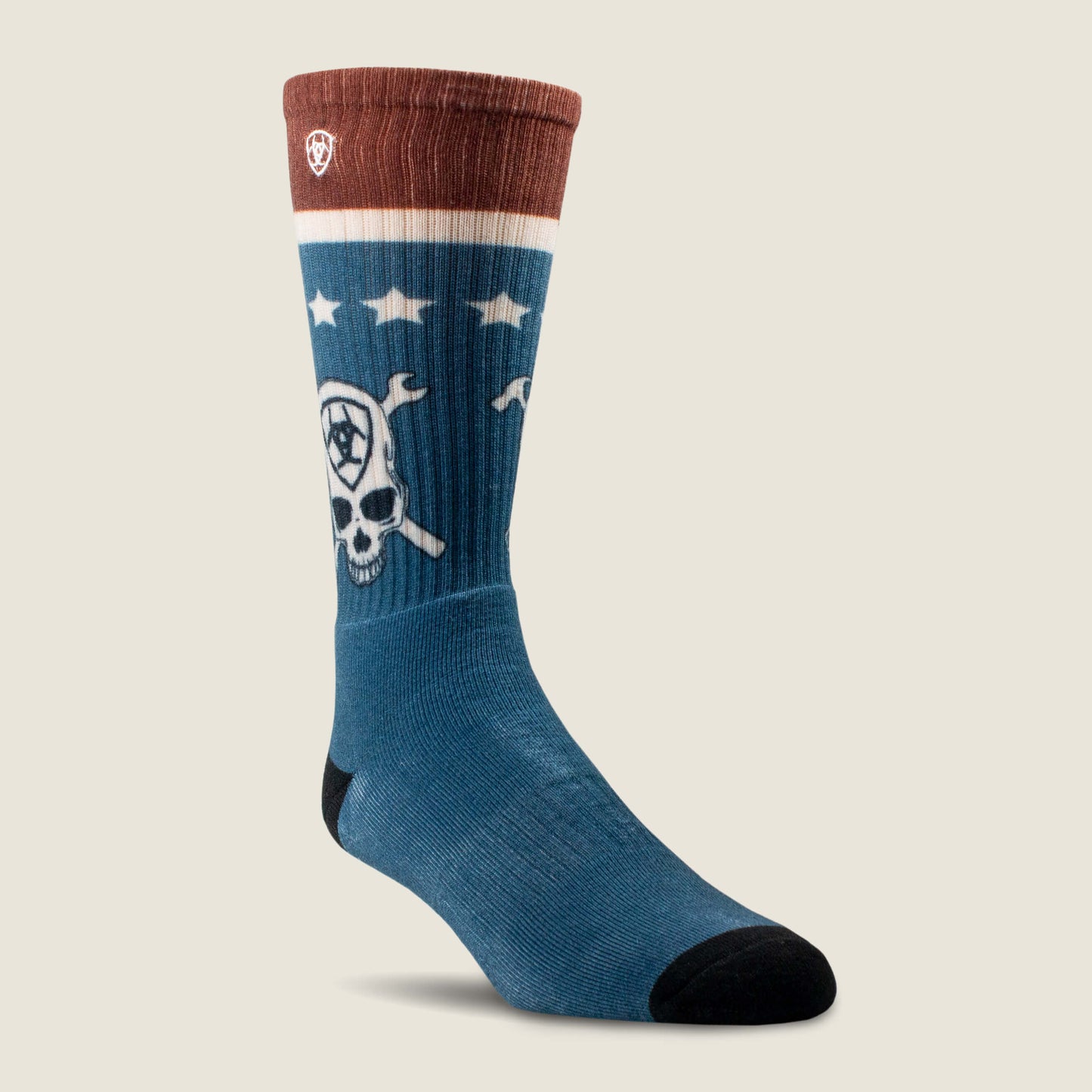Ariat Patriot Graphic Crew Work Sock