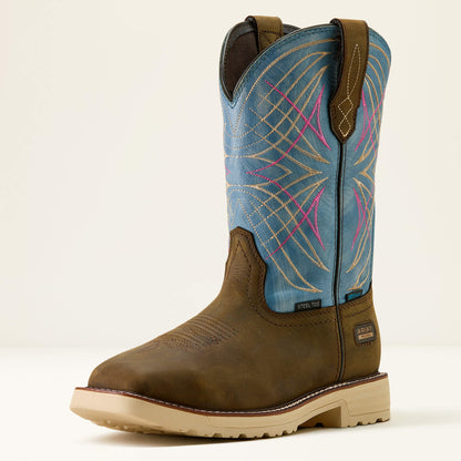 Ariat Activator Waterproof Wide Square Toe Steel Toe Work Boot