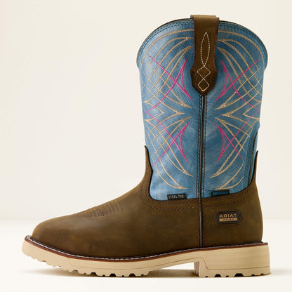 Ariat Activator Waterproof Wide Square Toe Steel Toe Work Boot