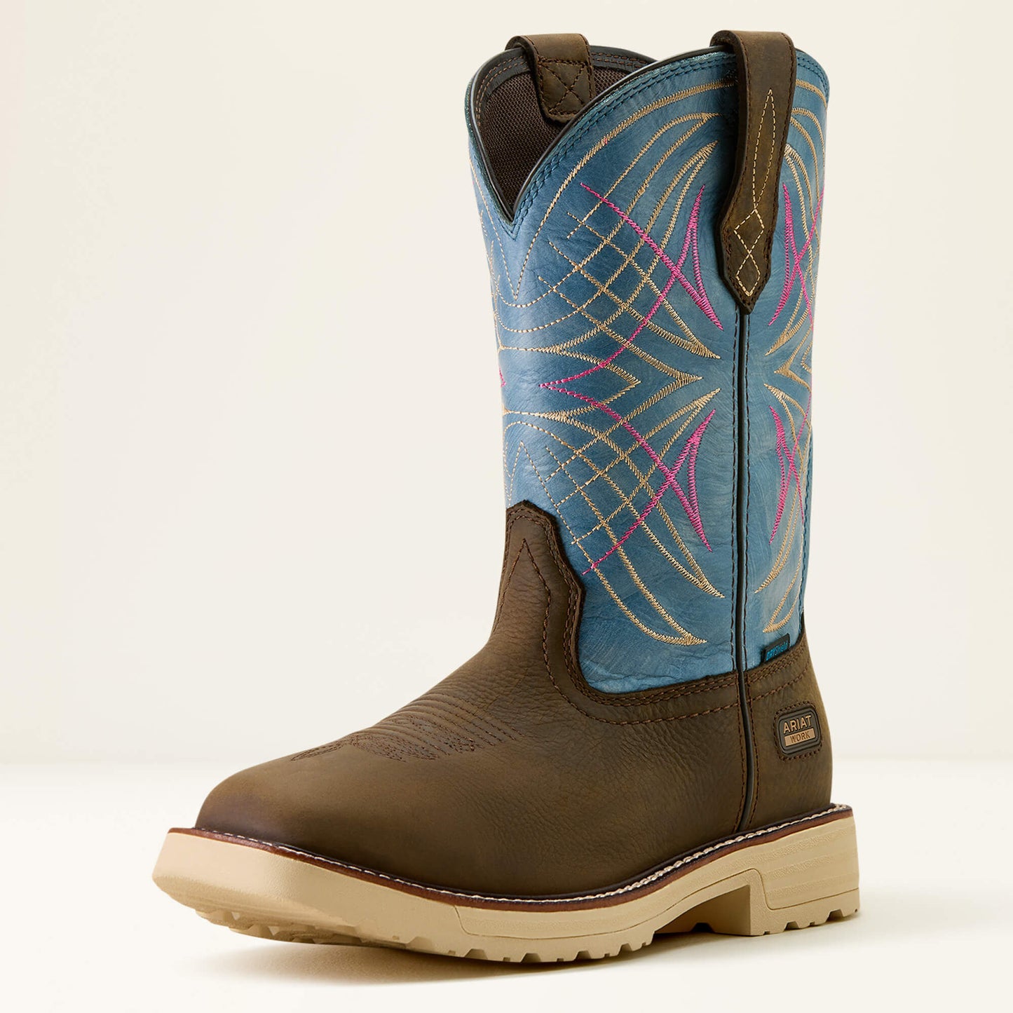 Ariat Activator Waterproof Wide Square Toe Work Boot