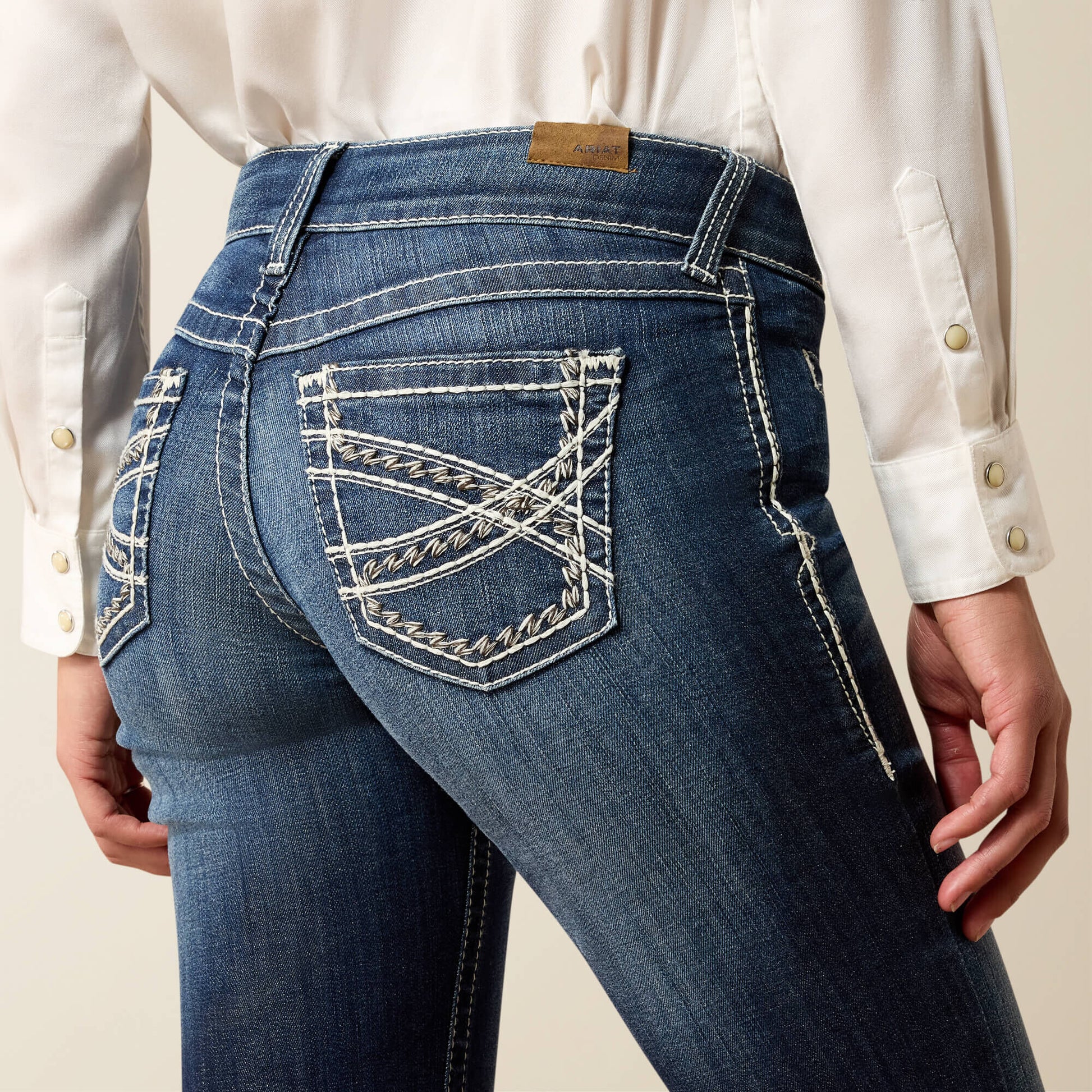 Ariat Mid Rise Entwined Trouser Jeans
