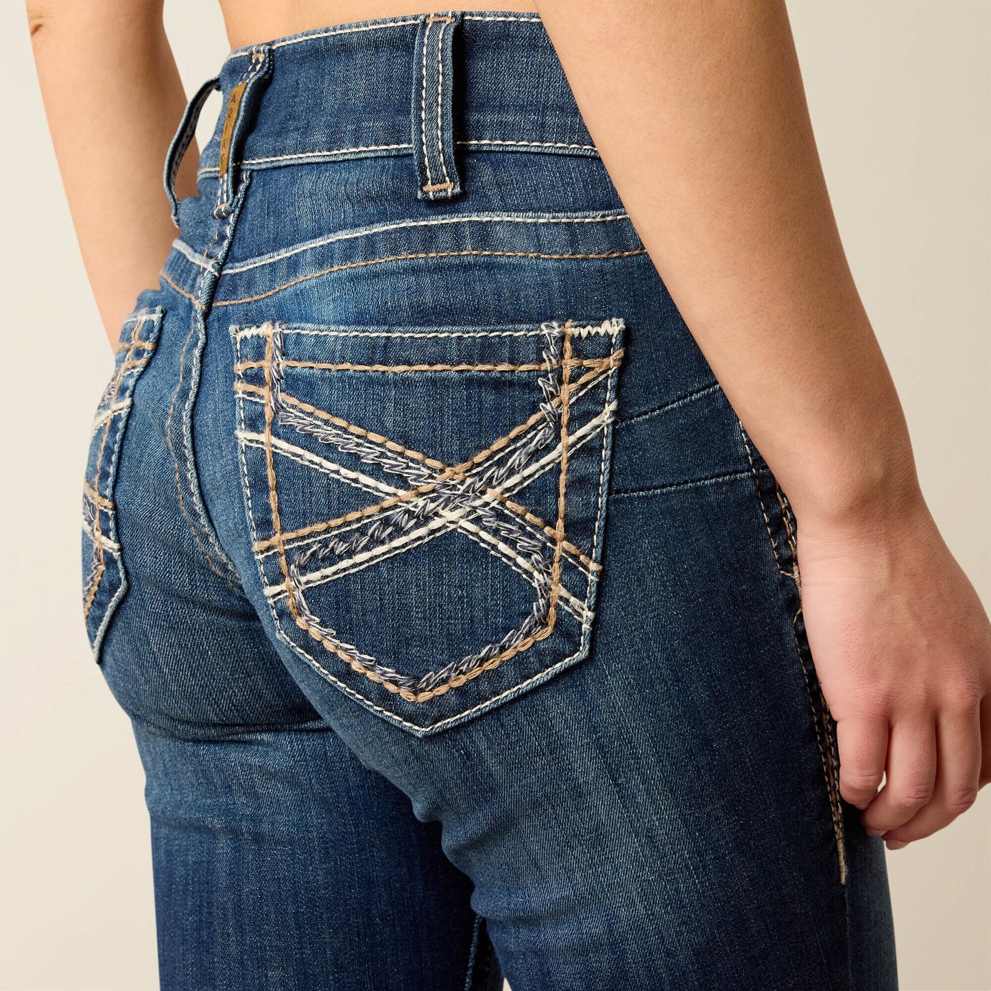 Ariat Mid Rise Entwined Festival Boot Cut Jeans