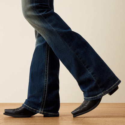 Ariat R.E.A.L. Mid Rise Stretch Entwined Boot Cut Jean
