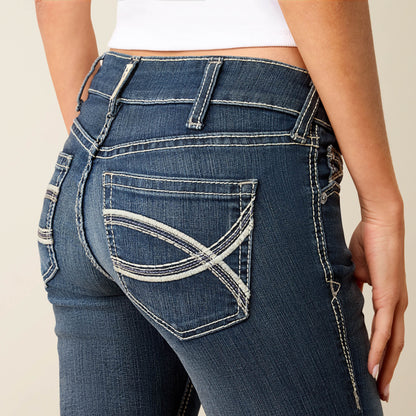 Ariat Arrow Fit Mid Rise Shayla Boot Cut Jean