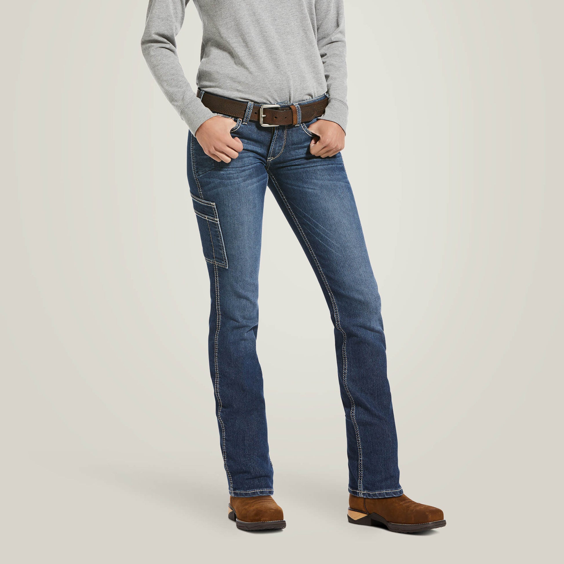 Ariat Rebar MR DuraStretch Riveter Straight Jean