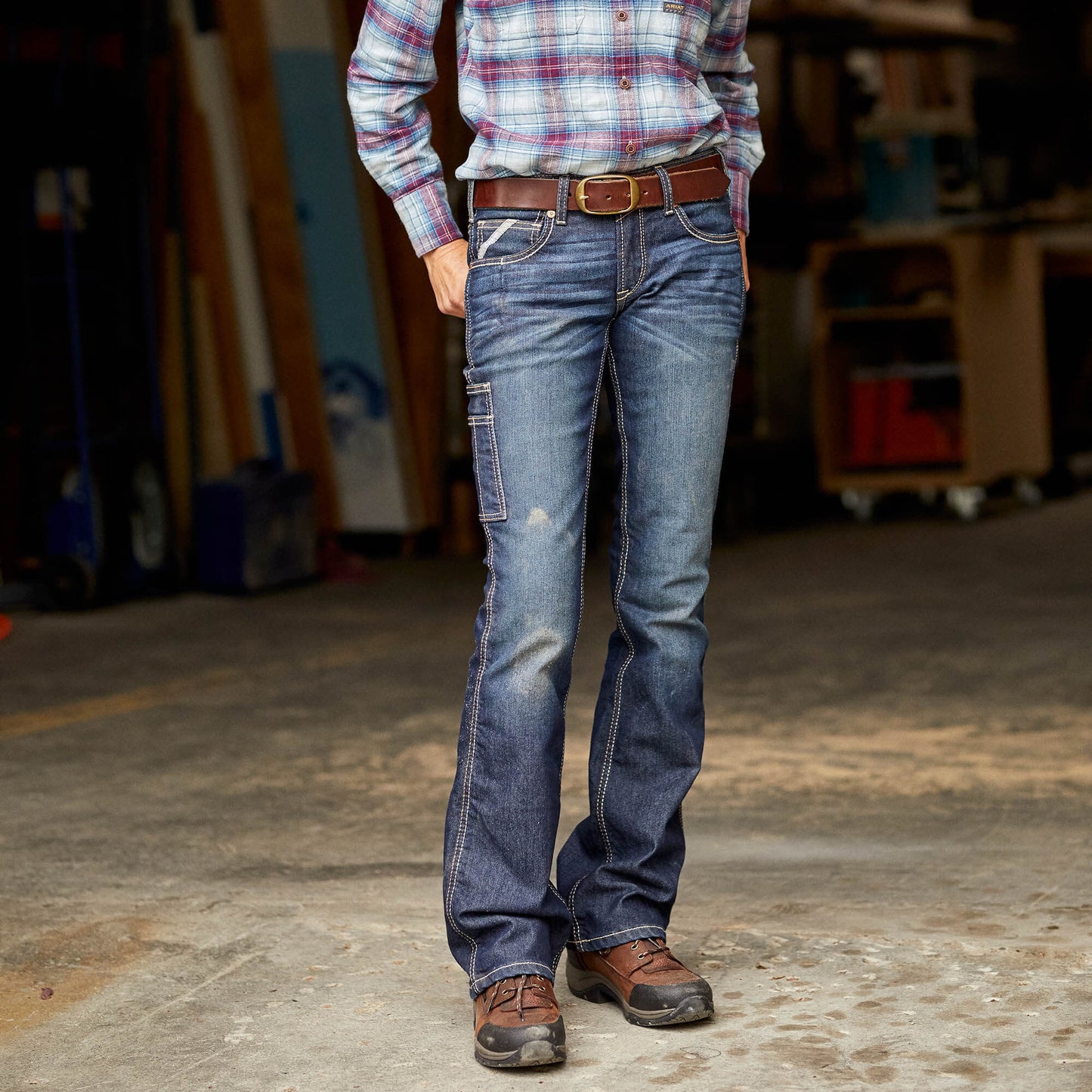 Ariat Rebar MR DuraStretch Riveter Straight Jean