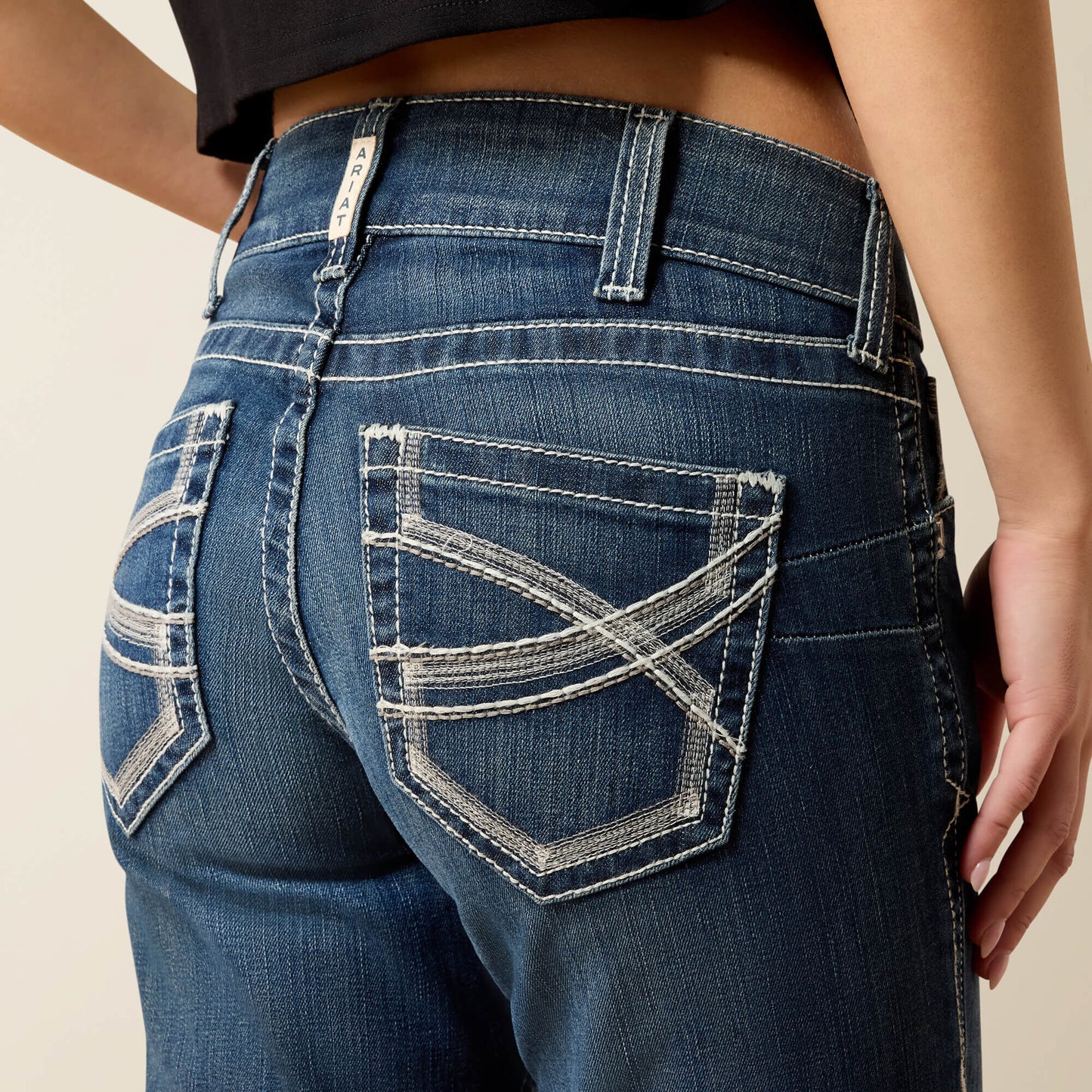 Ariat Mid Rise Ivy Straight Leg Jean