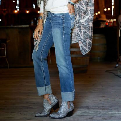 Ariat Mid Rise Icon Straight Leg Jean