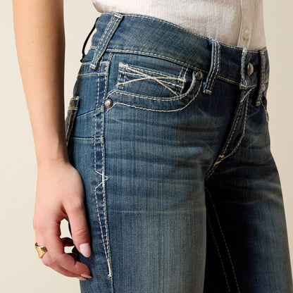 Ariat Mid Rise Icon Straight Leg Jean