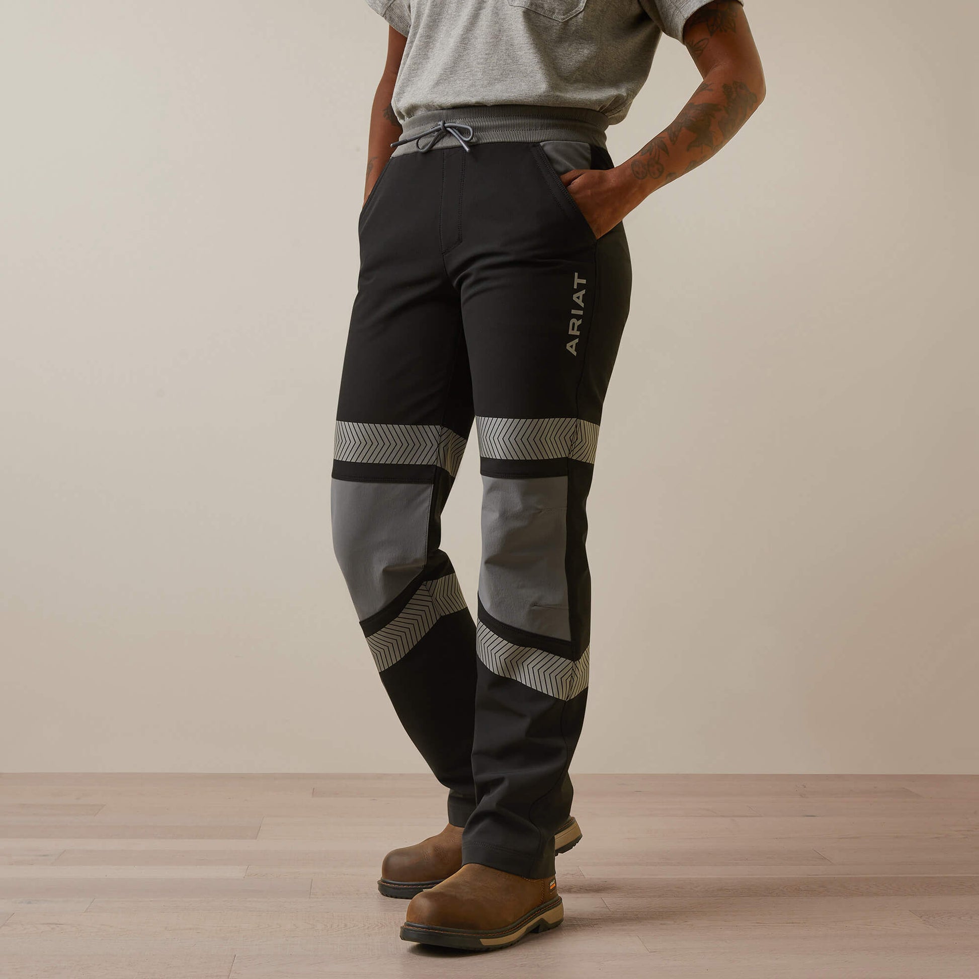 Ariat Rebar Perfect Rise Hi-Vis Pull-On DuraStretch Slim Leg Pants