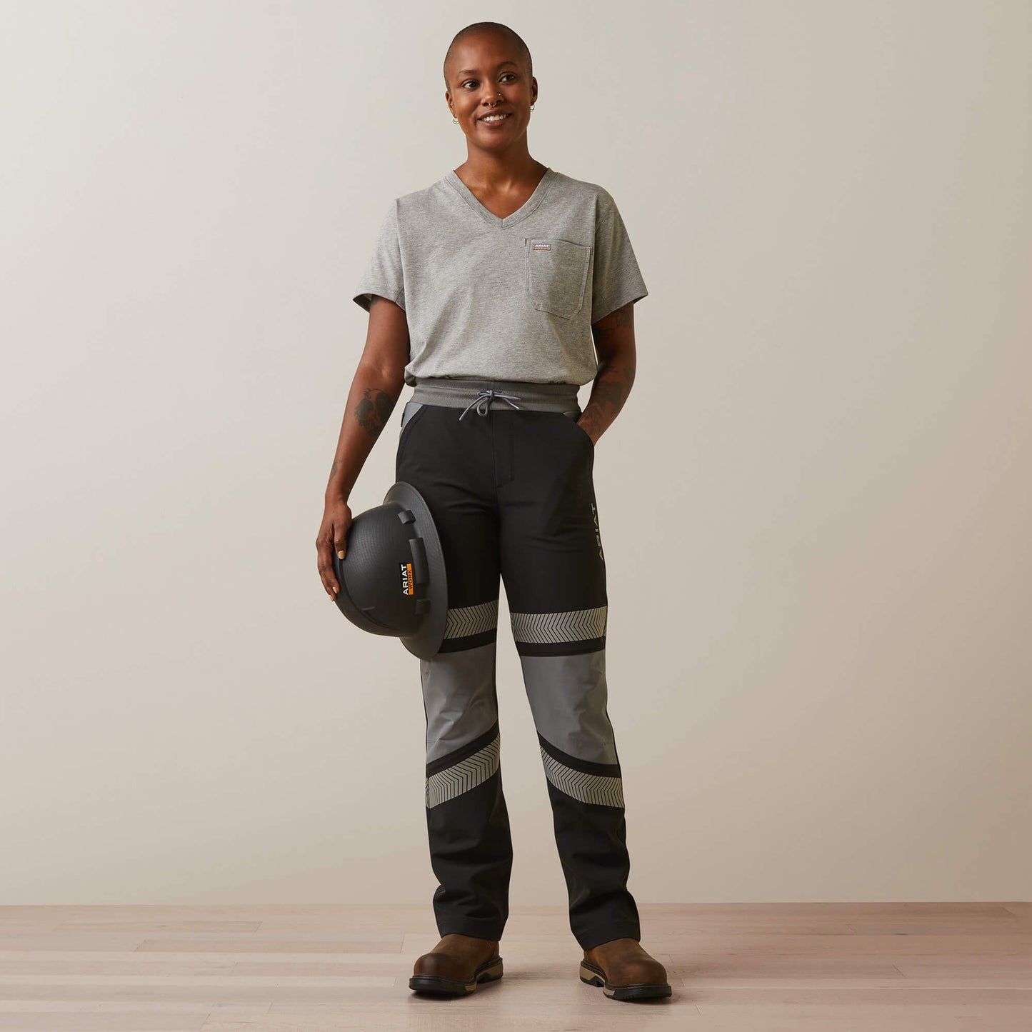 Ariat Rebar Perfect Rise Hi-Vis Pull-On DuraStretch Slim Leg Pants