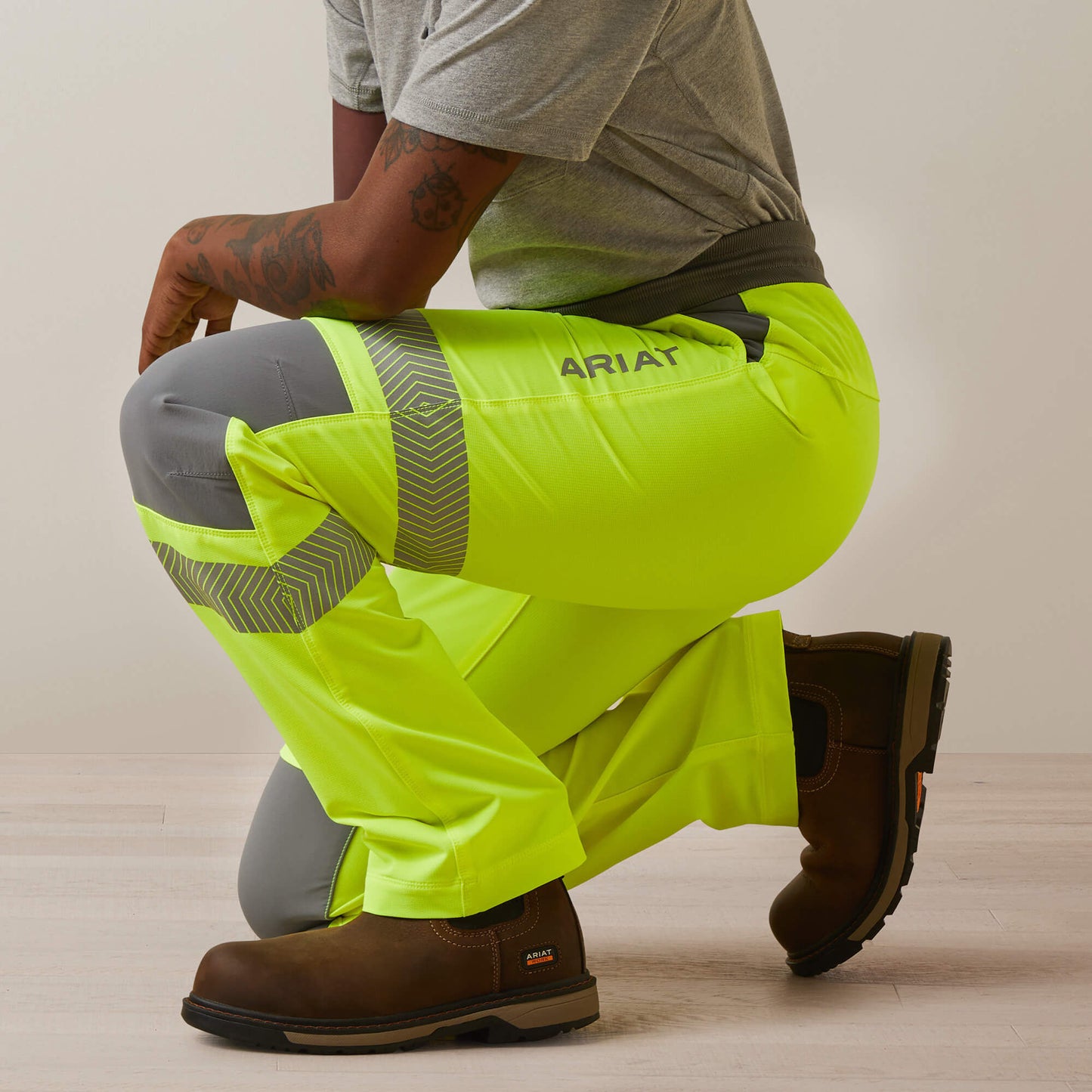 Ariat Rebar Perfect Rise Hi-Vis Pull-On DuraStretch Slim Leg Pants