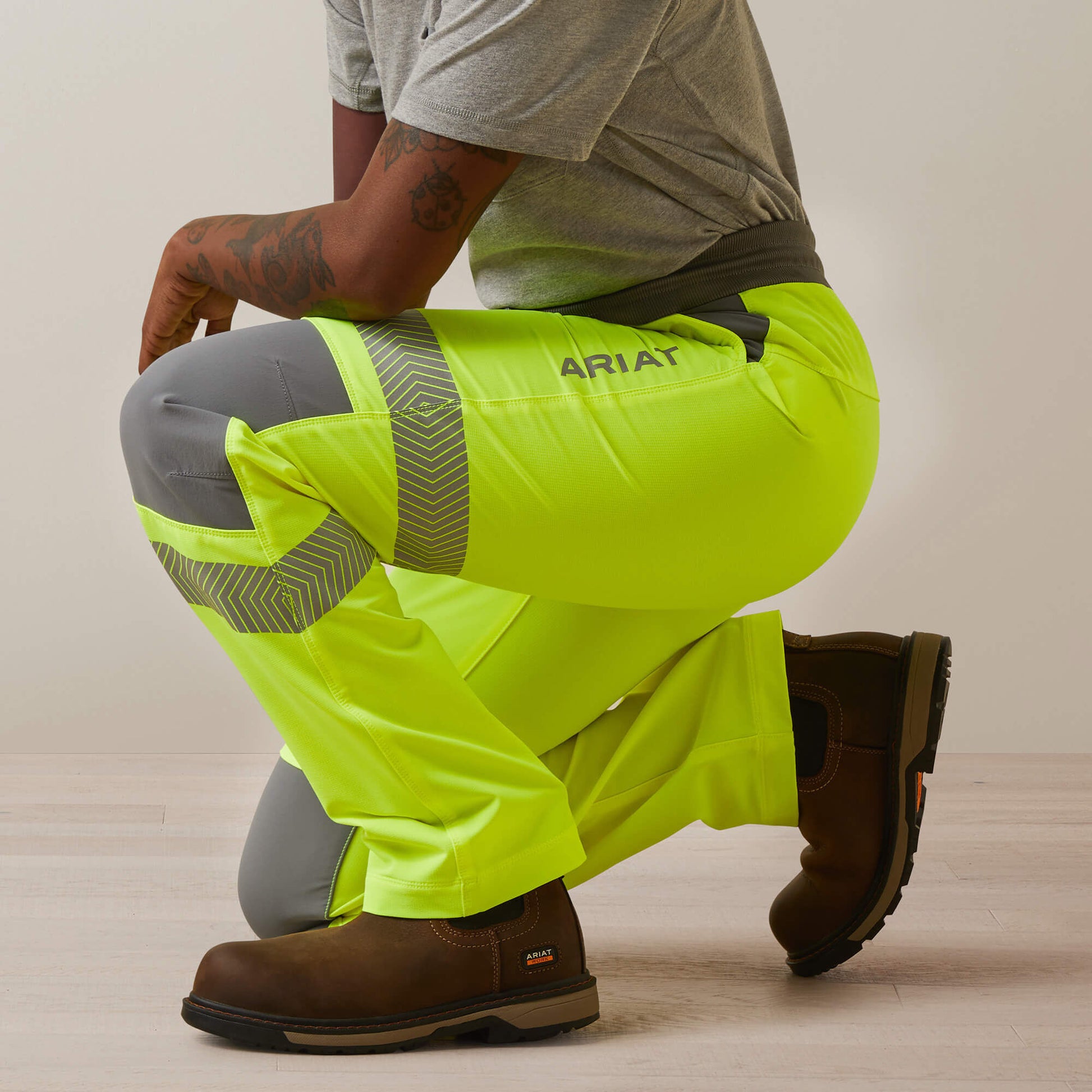 Ariat Rebar Perfect Rise Hi-Vis Pull-On DuraStretch Slim Leg Pants
