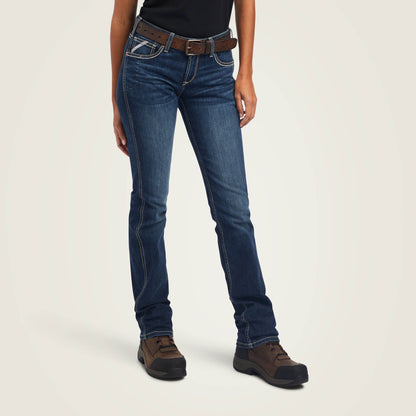 Ariat Rebar Perfect Rise Riveter DuraStretch Straight Leg Jeans
