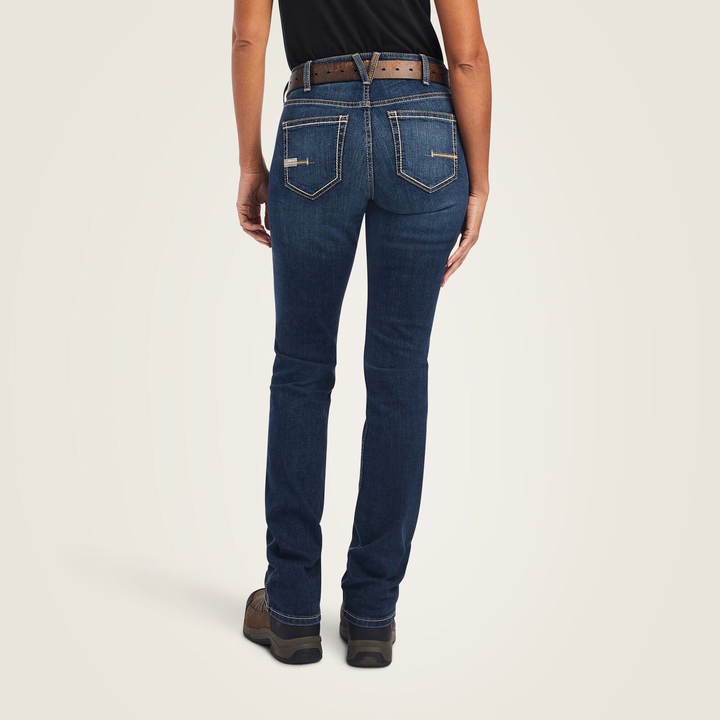Ariat Rebar Perfect Rise Riveter DuraStretch Straight Leg Jeans