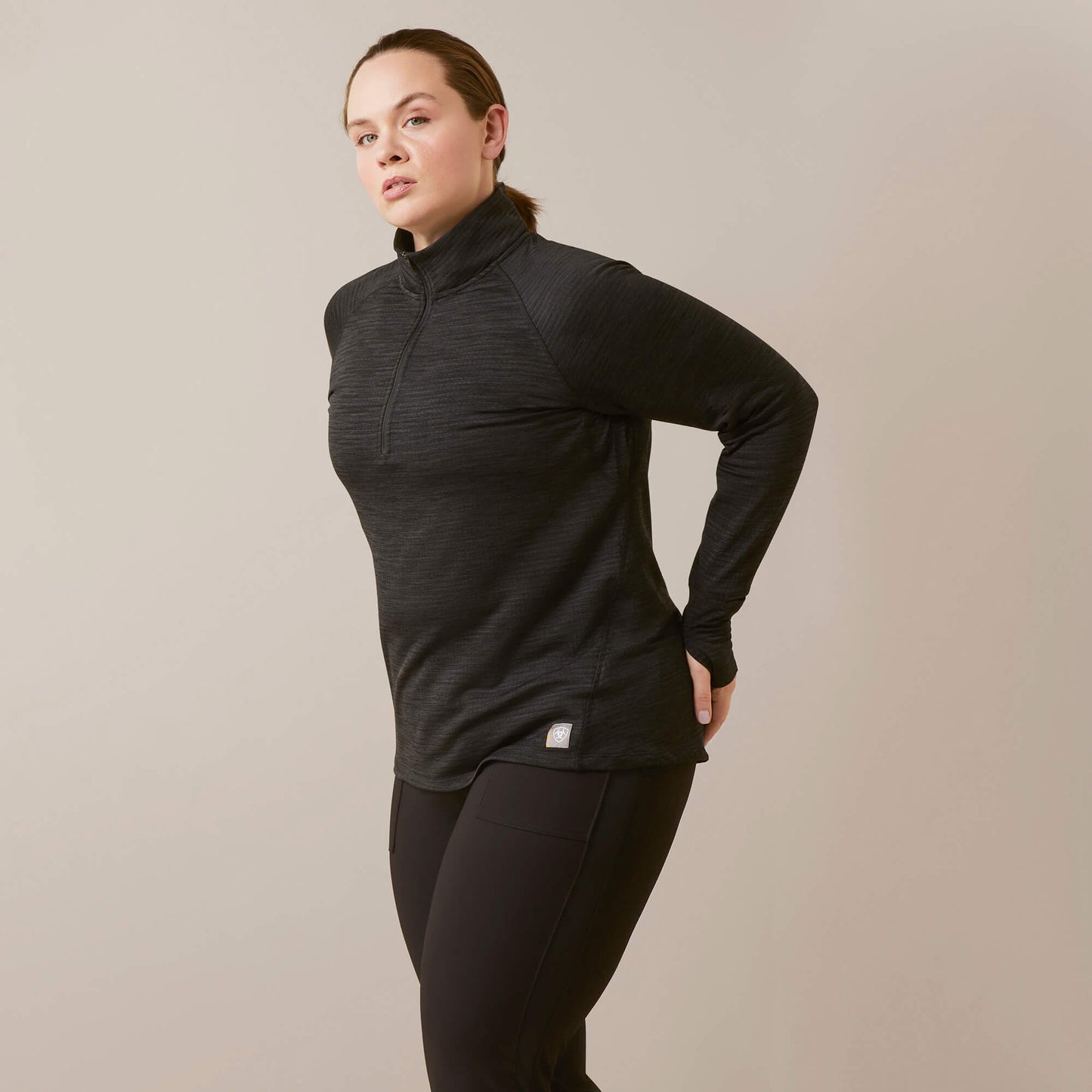 Ariat Rebar Gridwork 1/4 Zip Baselayer