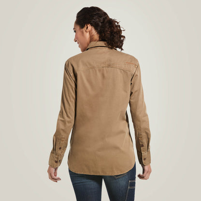 Ariat Rebar Washed Twill Work Shirt