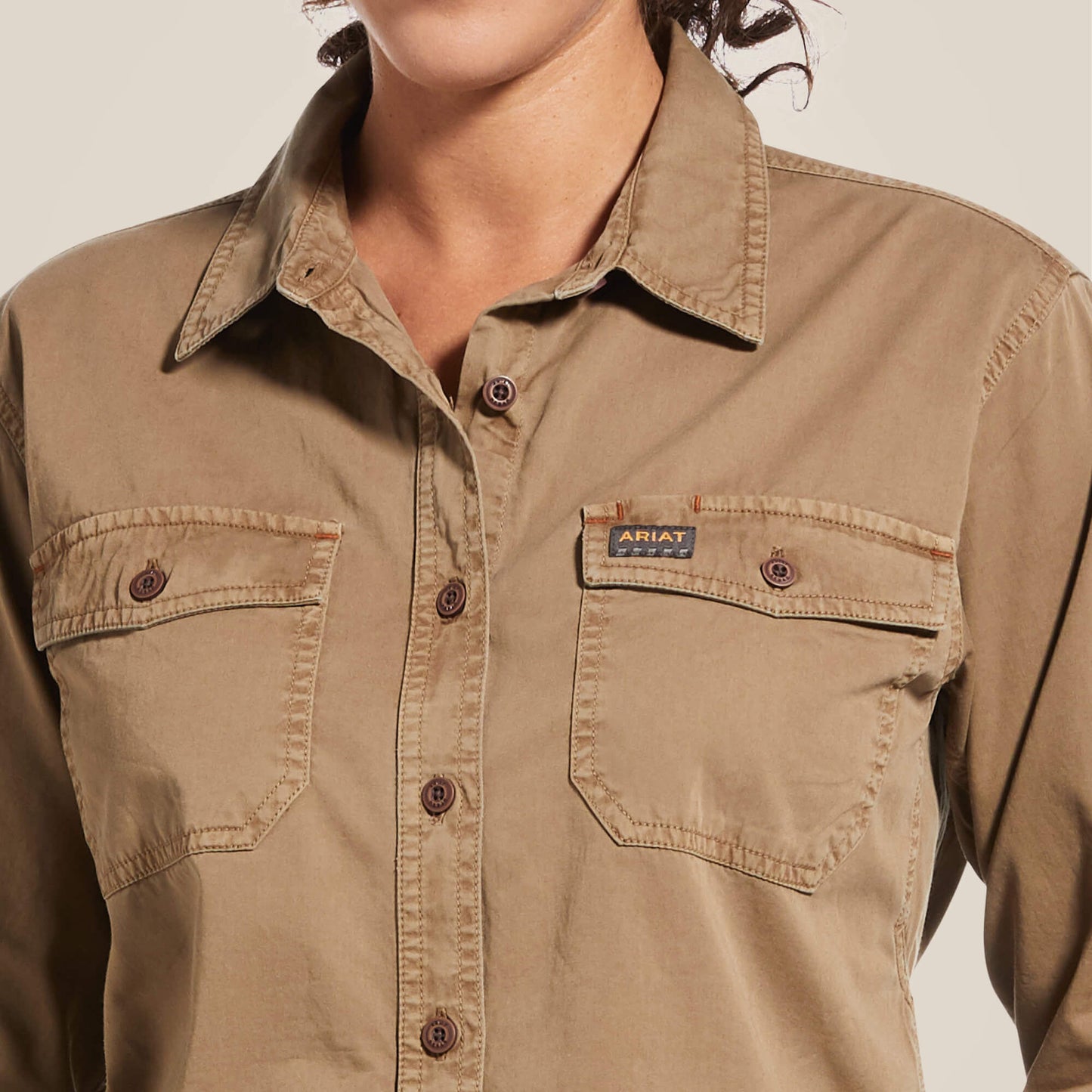 Ariat Rebar Washed Twill Work Shirt