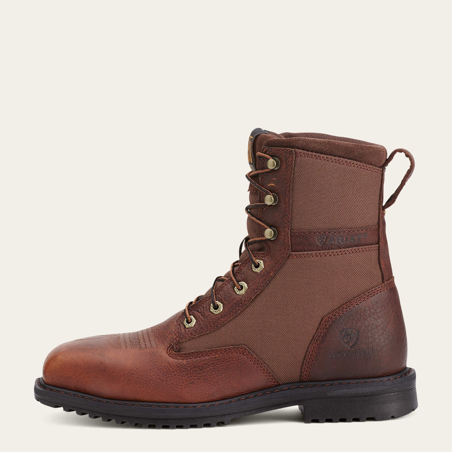 Ariat RigTek 8" Wide Square Toe Composite Toe Work Boot