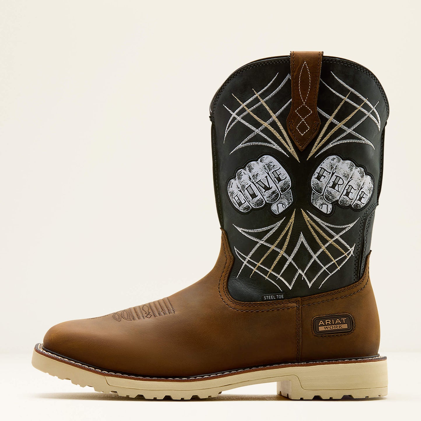 Ariat Activator Live Free Wide Square Toe Steel Toe Work Boot