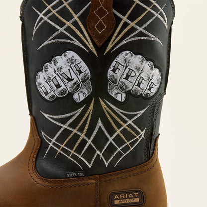 Ariat Activator Live Free Wide Square Toe Steel Toe Work Boot