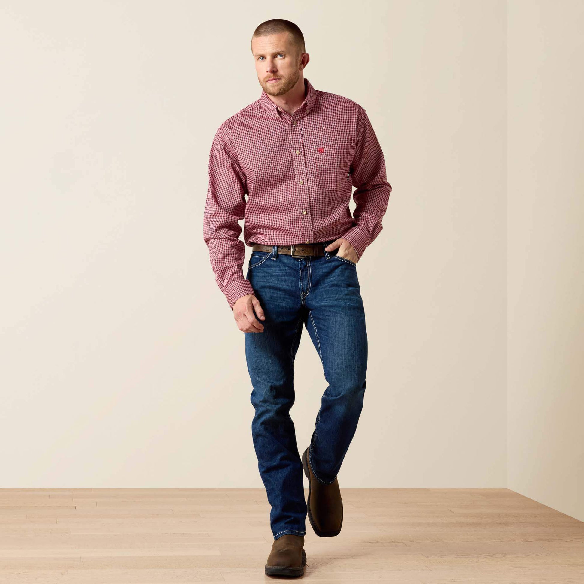 Ariat FR M4 Relaxed DuraStretch Lineup Straight Leg Jean