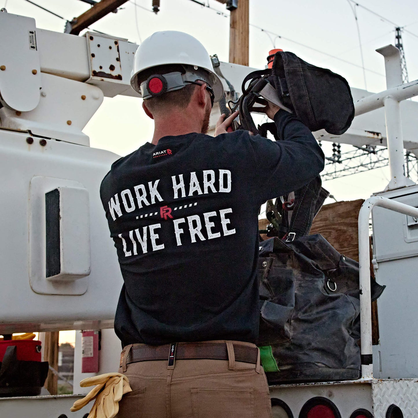 Ariat FR Work Hard Live Free T-Shirt