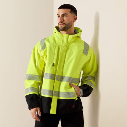 Ariat FR Hi-Vis Hooded Waterproof Jacket