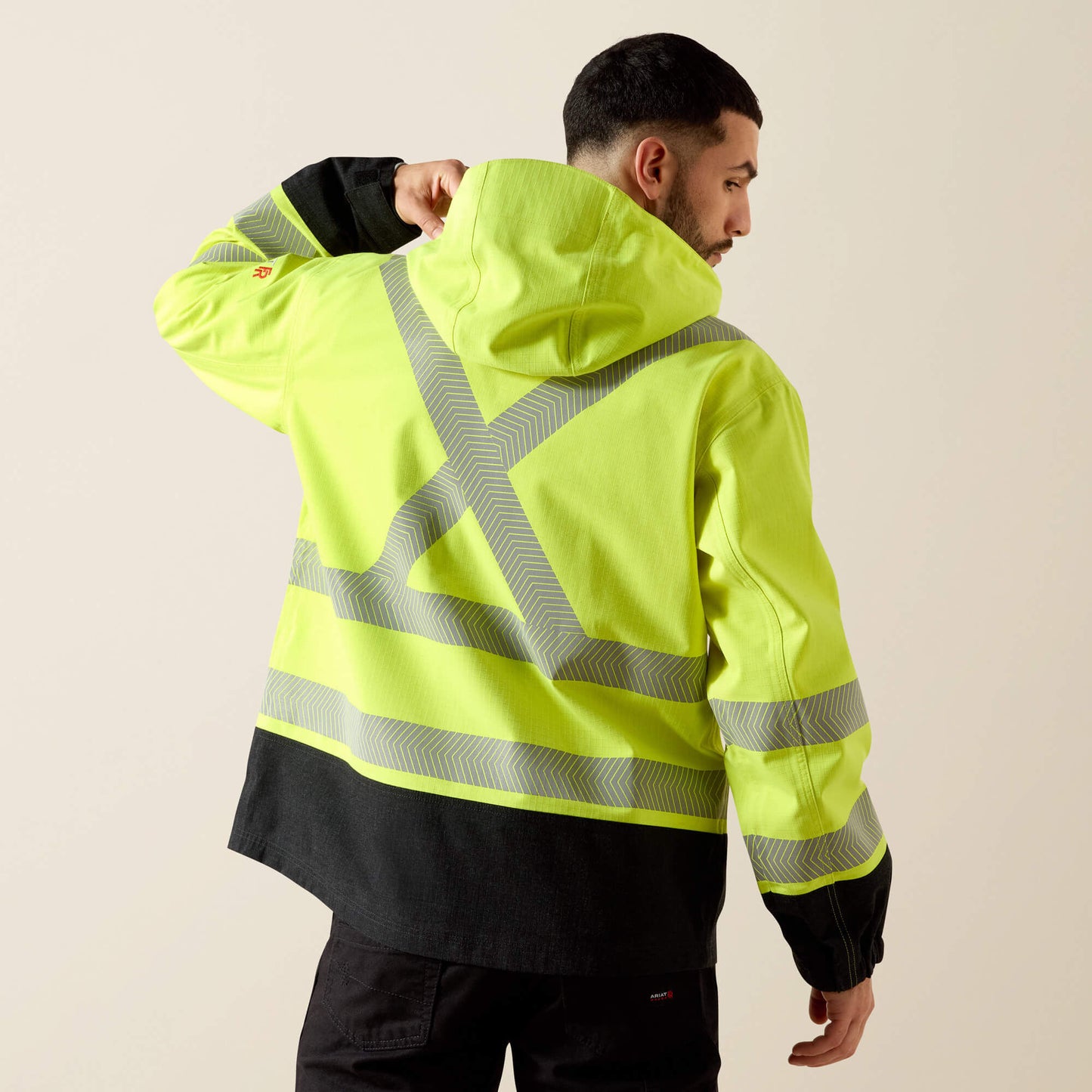 Ariat FR Hi-Vis Hooded Waterproof Jacket