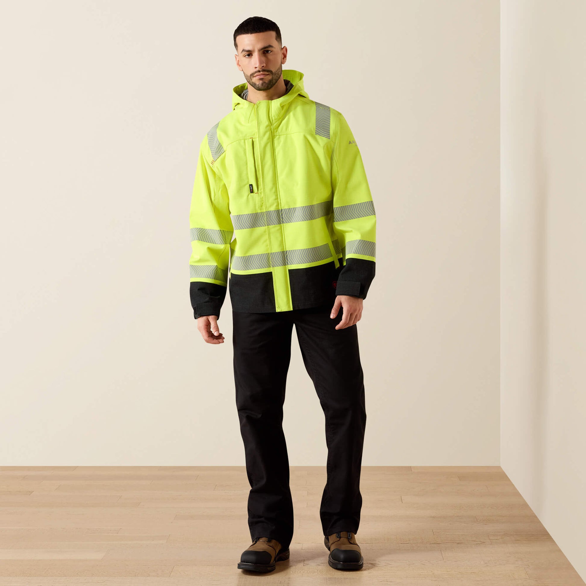 Ariat FR Hi-Vis Hooded Waterproof Jacket