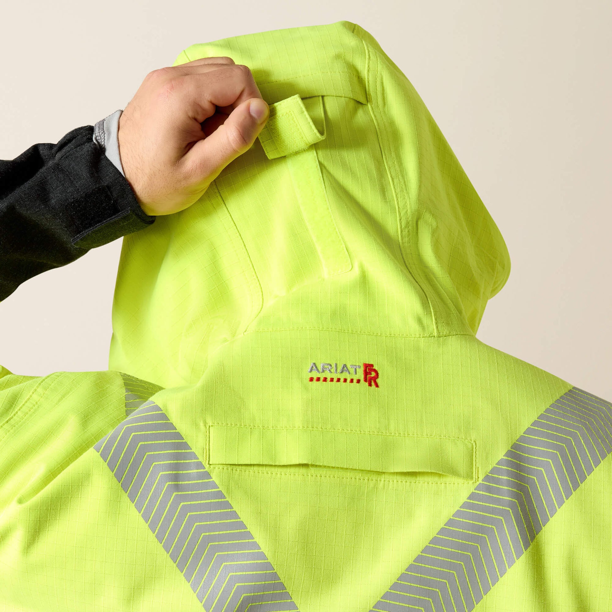 Ariat FR Hi-Vis Hooded Waterproof Jacket