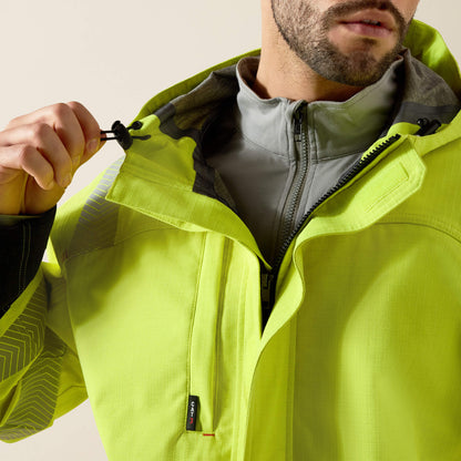 Ariat FR Hi-Vis Hooded Waterproof Jacket
