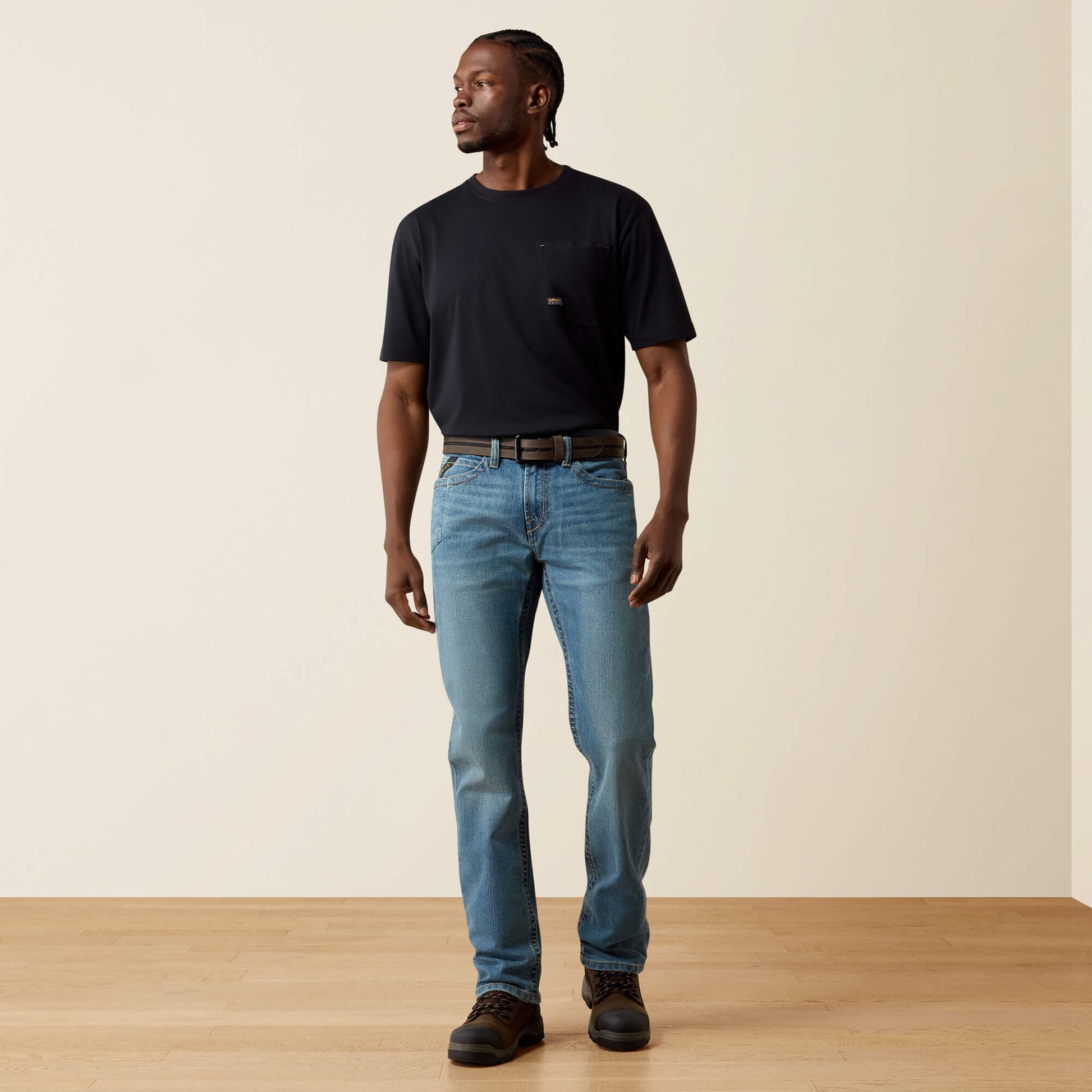 Ariat Rebar M7 Slim Rail DuraStretch Straight Leg Jeans