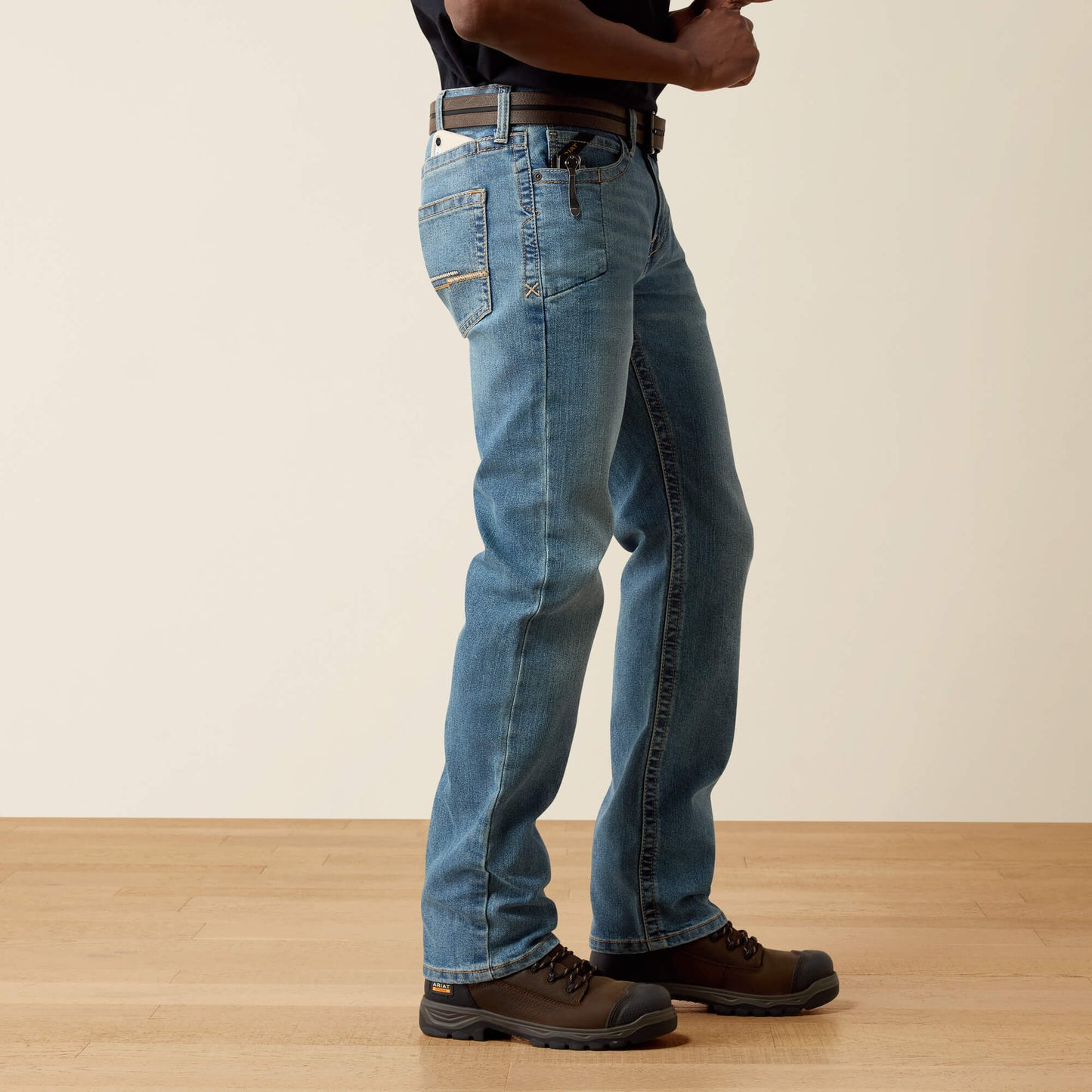 Ariat Rebar M7 Slim Rail DuraStretch Straight Leg Jeans