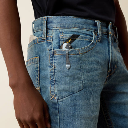 Ariat Rebar M7 Slim Rail DuraStretch Straight Leg Jeans