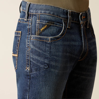 Ariat Rebar M5 Straight Rail DuraStretch Straight Leg Jeans