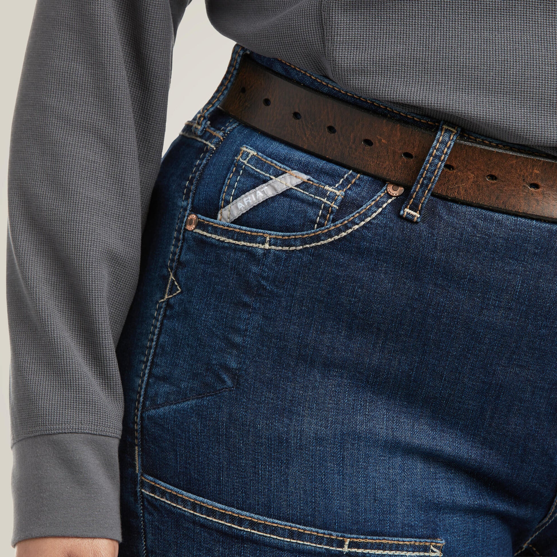 Ariat Rebar PR DuraStretch Riveter Double Front Straight Jean
