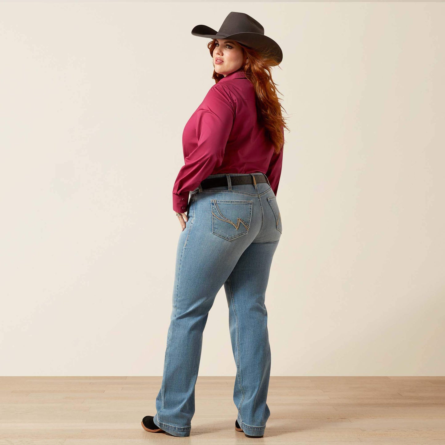 Ariat Mid Rise Giovana Leg Slim Trouser Jeans