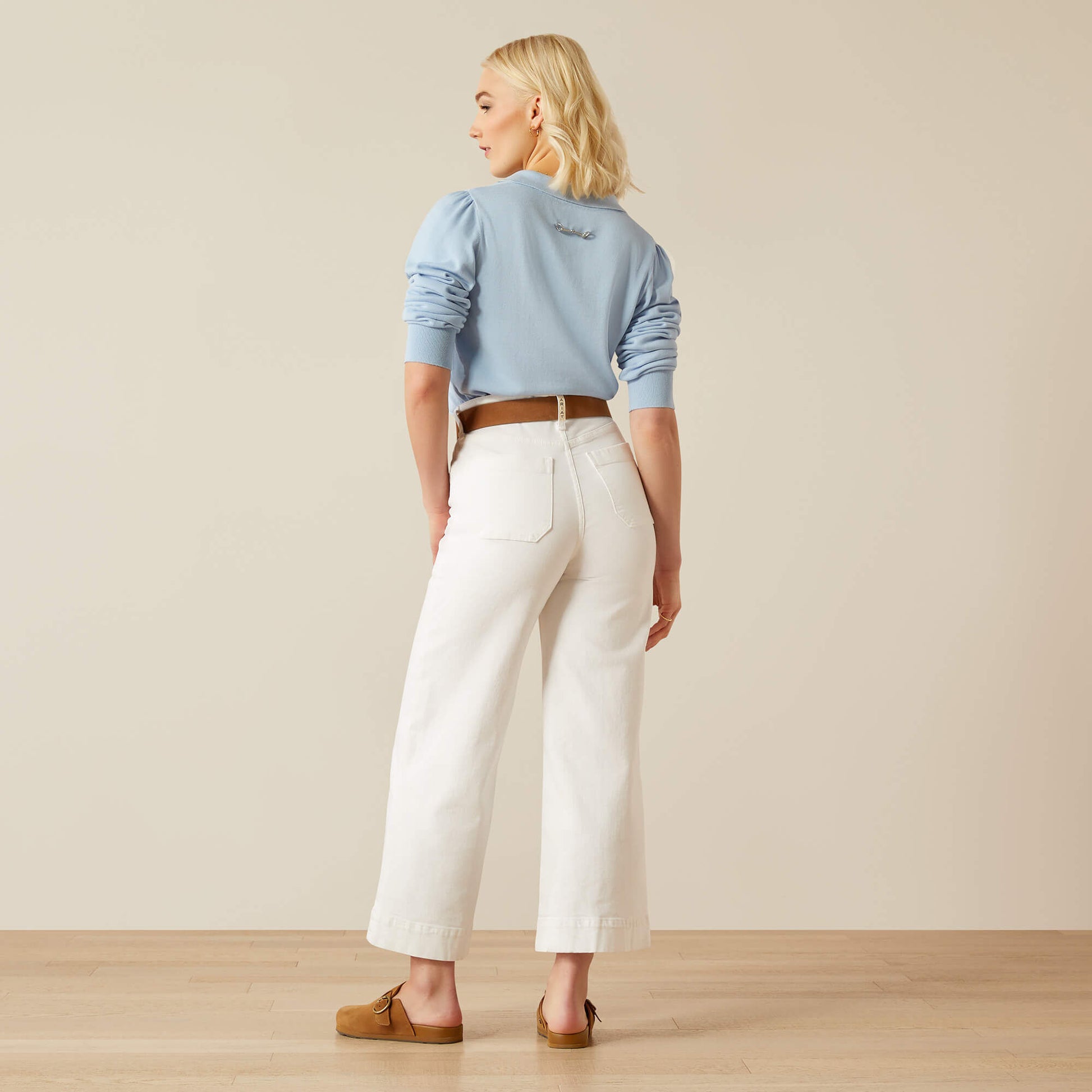 Ariat Ultra High Rise Countryside Wide Leg Crop Jeans