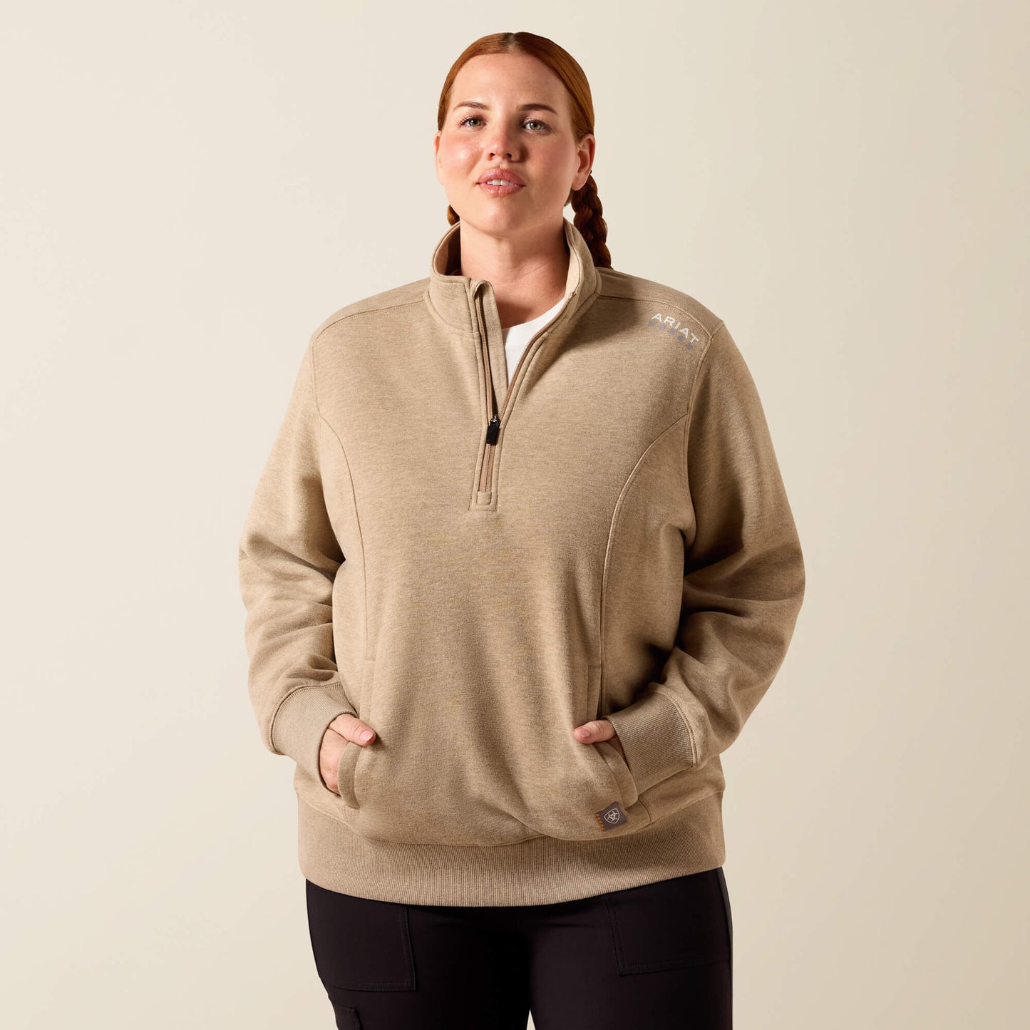 Ariat Rebar Lightweight Mock 1/2 Zip Sweatshirt