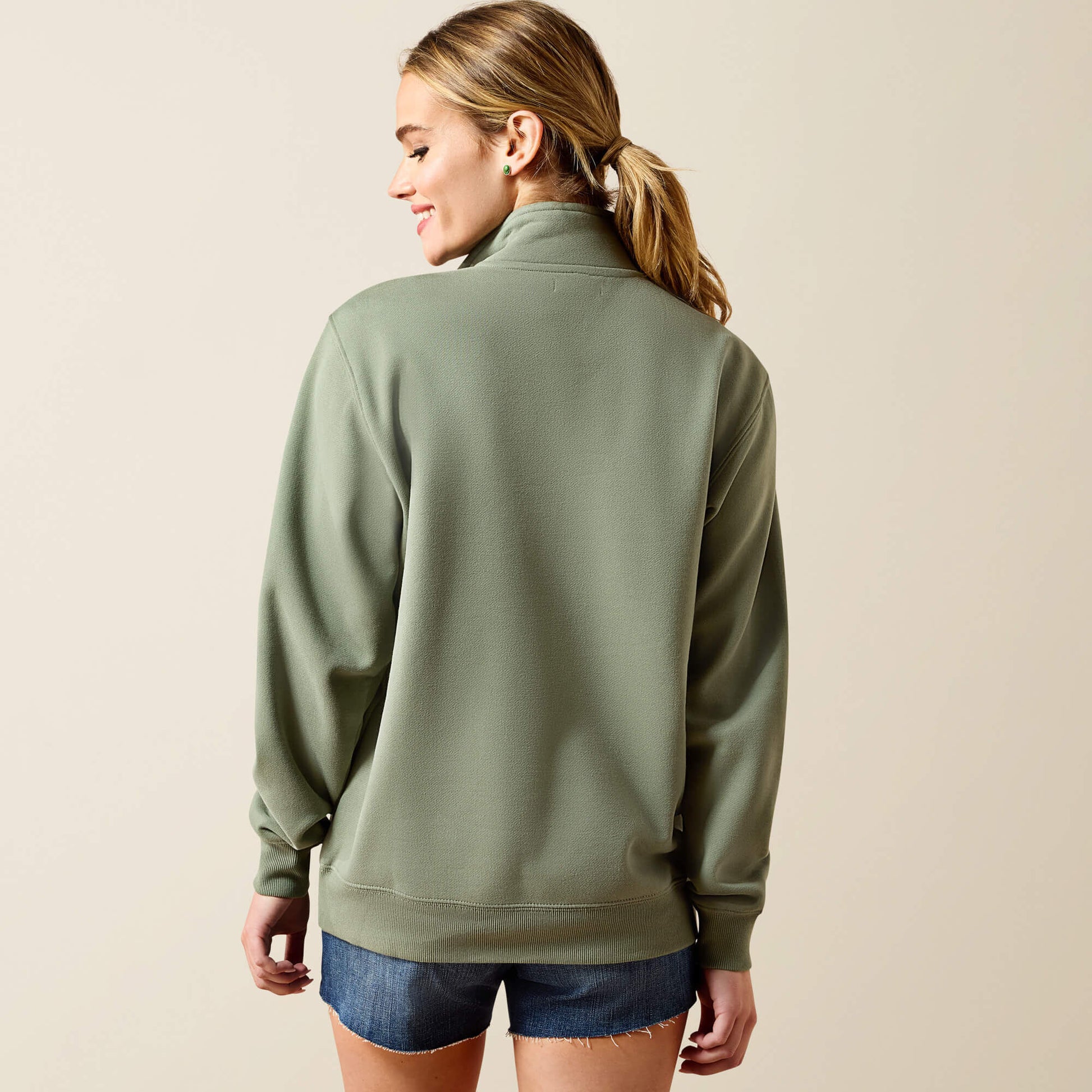Ariat Foundation Logo 1/2 Zip Sweatshirt