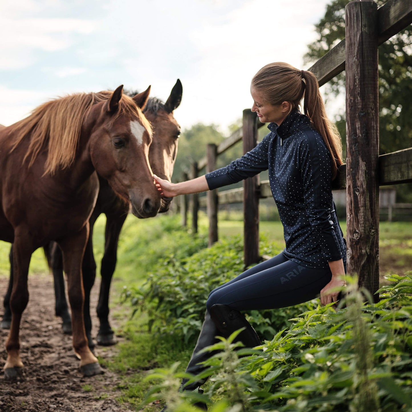 Ariat Sunstopper 3.0 1/4 Zip Baselayer