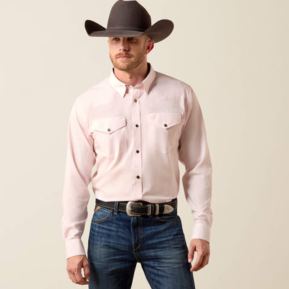 Ariat Wrinkle Free Refined Slub Fitted Shirt