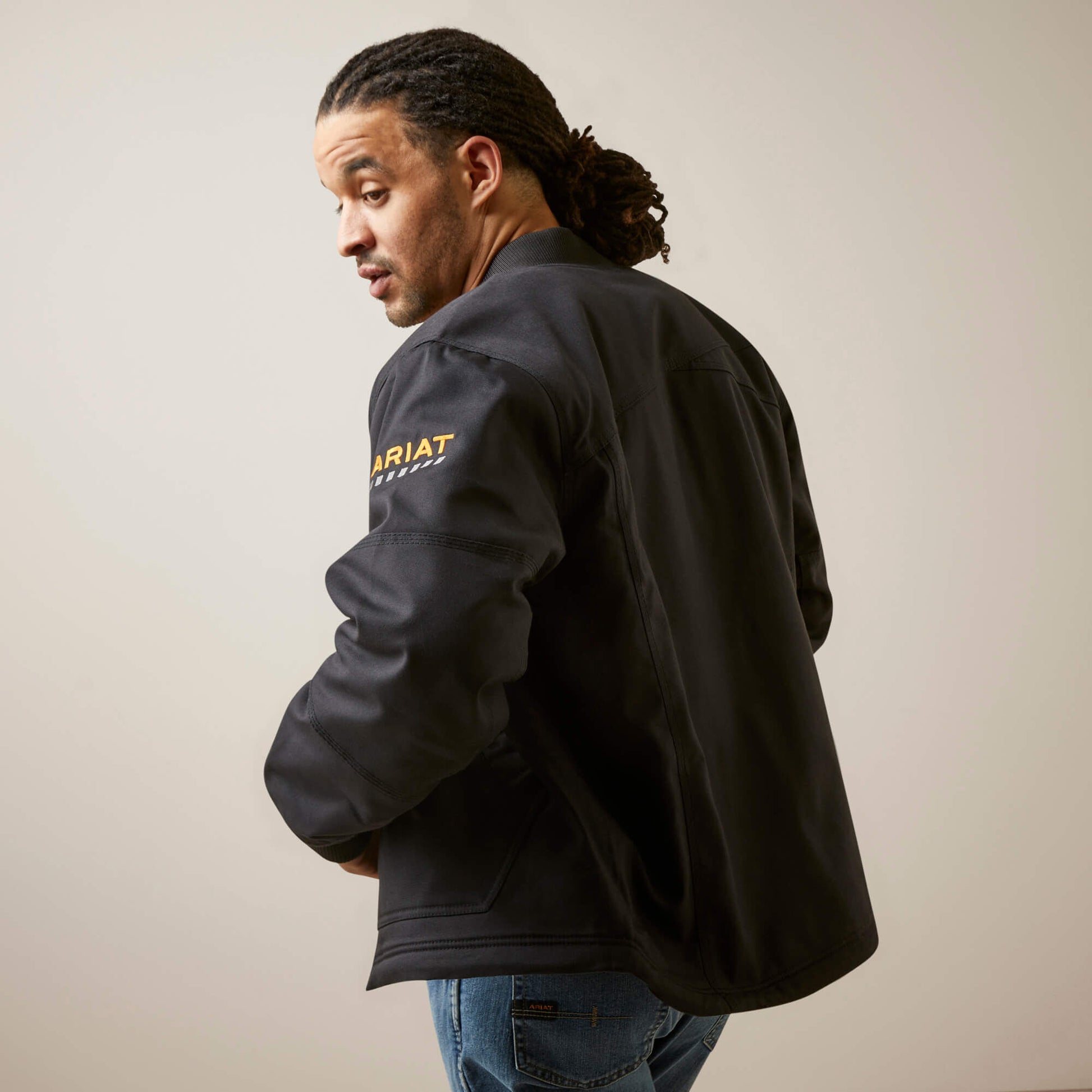 Ariat Rebar Stretch Canvas Bomber Jacket