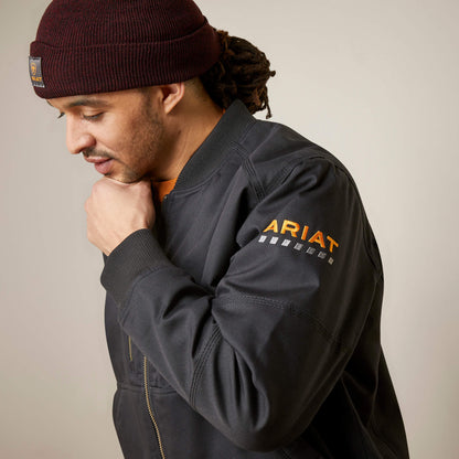 Ariat Rebar Stretch Canvas Bomber Jacket