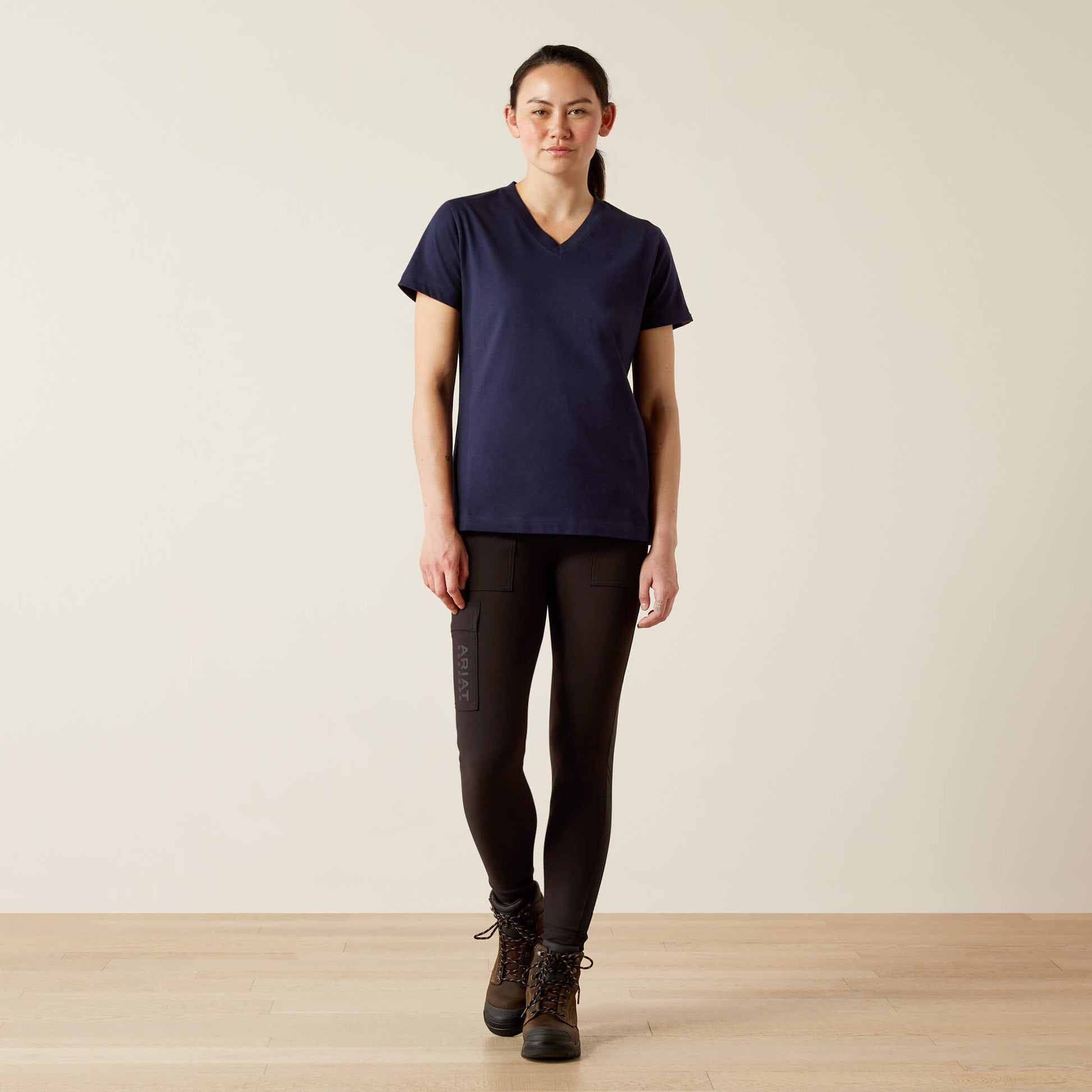 Ariat Rebar Cotton Strong Standard V-Neck T-Shirt