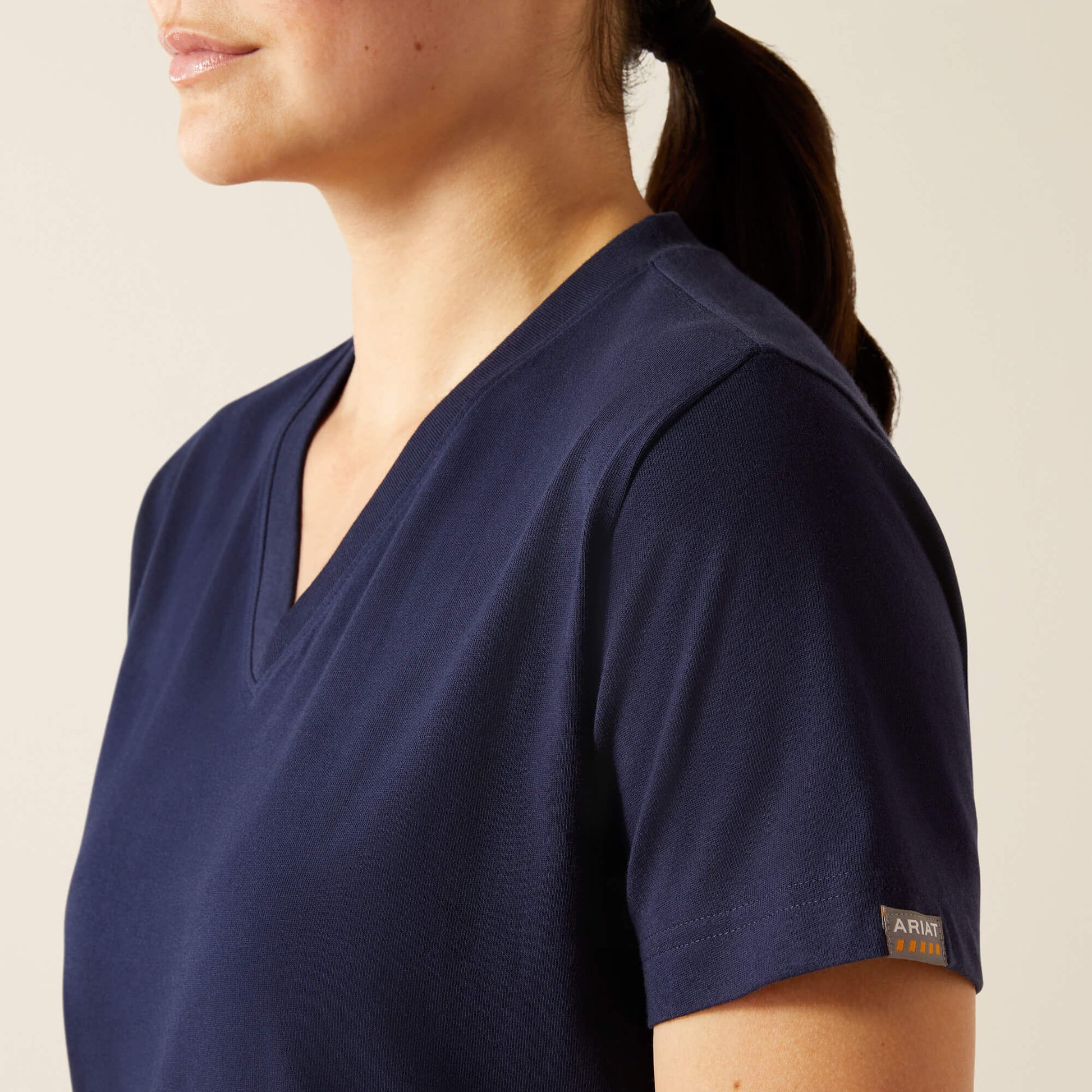 Ariat Rebar Cotton Strong Standard V-Neck T-Shirt