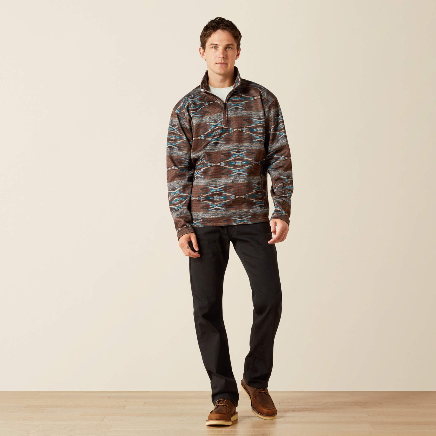 Ariat Caldwell Logo 1/4 Zip Sweater